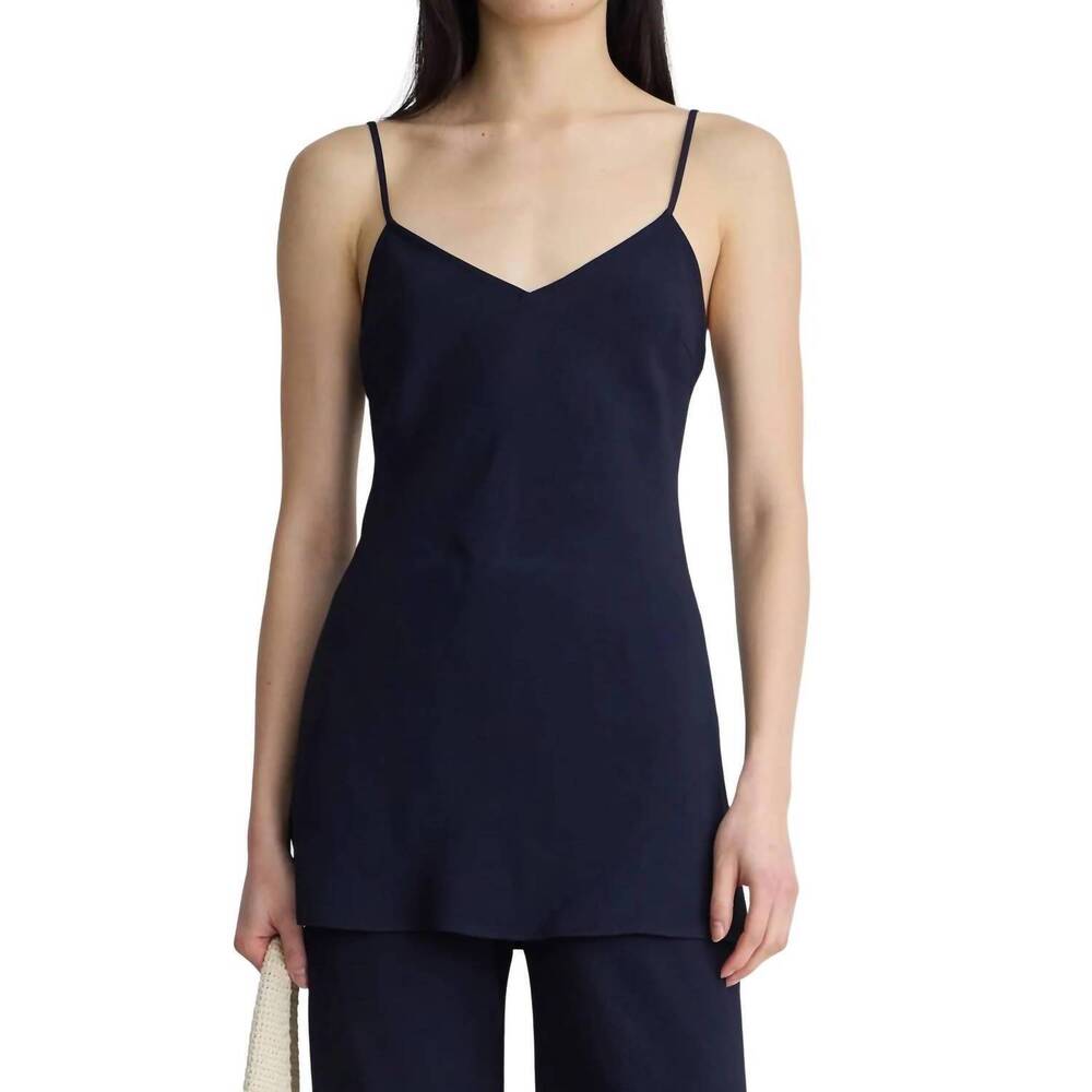 NEW APIECE APART evi spaghetti strap tunic top in midnight